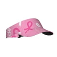 thumbnail image 2 of Disketp Breast Cancer Awareness Sun Visors for Women Men Unisex Tennis Golf Visor Hat Adjustable Summer Hats Sport Outdoor Visor Hat UV Protection Cap, 2 of 8