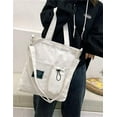 thumbnail image 2 of LinYooLi Sac à Bandoulière Mode pour Femmes Adolescentes Décontracté Grand Sac Hobo en Toile, 2 of 5