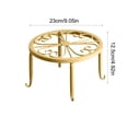 thumbnail image 3 of WSZZL Nordic Style Wrought Iron Flower Rack, Strong Load-Bearing Design for Large Pots, Elevated Ventilation for Healthy Plants, Perfect Indoor Decor for Living Balcony, 3 of 6