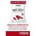 thumbnail image 3 of Think Jerky Sweet Chipotle Beef Jerky, Grass-Fed High Protein Beef Jerky, Gluten Free, No Antibiotics or Nitrates, Healthy Chef Crafted Recipe, Low Calorie and Low Fat - 2.2 oz Bags, 8 Pack, 3 of 7