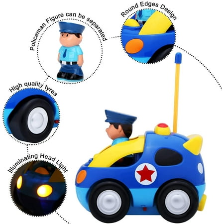 RC police Cartoon Race Car,with Music & Lights Electric Radio Control Toy for Baby Toddlers Kids | Walmart Canada RC police Cartoon Race Car,with Music & Lights Electric Radio Control Toy for Baby Toddlers Kids | Walmart Canada