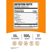 BulkSupplements Maltodextrin Powder - 30g per Serving - 500 Grams (1.1 lbs) - 17 Servings