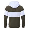 thumbnail image 3 of Men's Pullover Sweatshirt Casual Long Sleeve Drawstring Hoody Top with Kanga Pocket, 3 of 6
