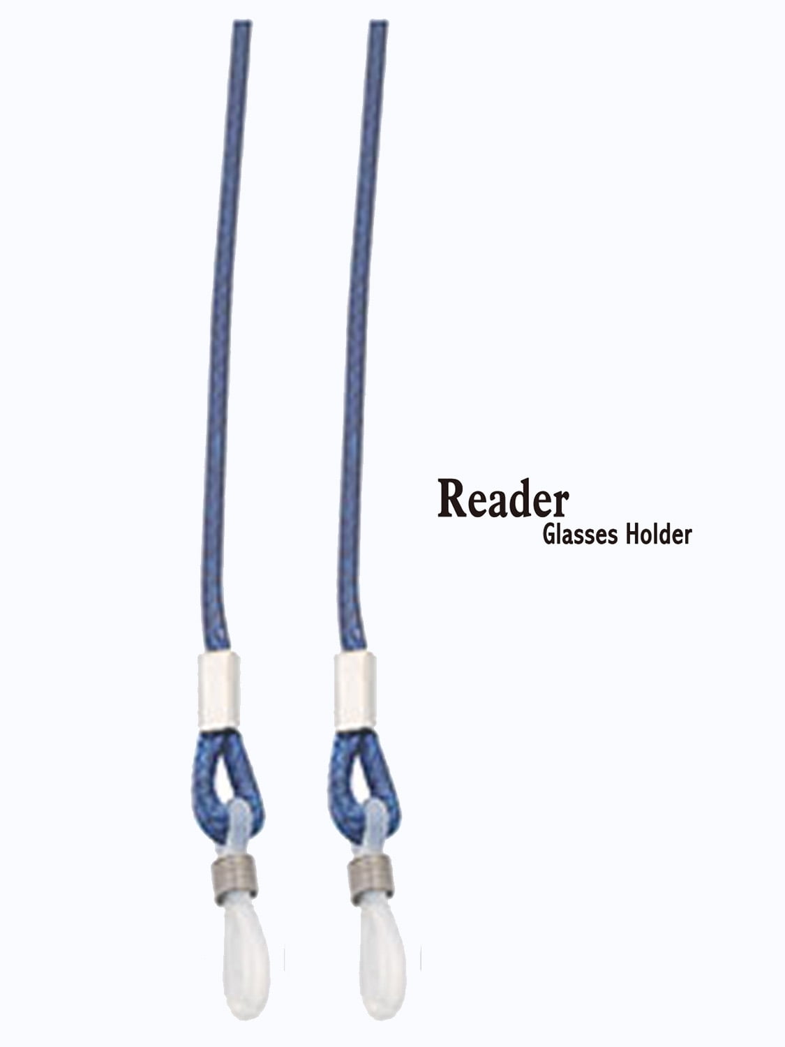 Reading Eyewear Retainer Navy Blue Eyeglass Holder Cord