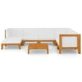 thumbnail image 5 of vidaXL 8 Piece Patio Lounge Set with Cushions Solid Acacia Wood, 5 of 12