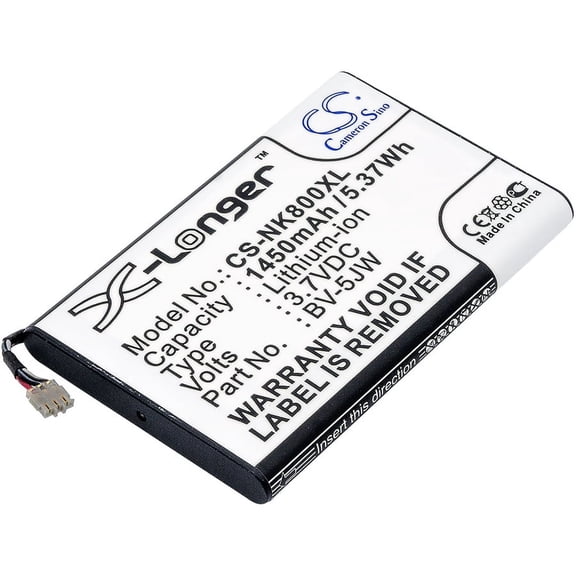 1450mAh BV-5JW Battery for Nokia Sea Ray N9-00 N9 Lumia 800C Lumia 800 800