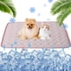 thumbnail image 1 of Tapete refrescante para mascotas, antideslizante, lavable, portátil, para perros y gatos, manta refrescante de seda helada, resistente al desgaste, para sofá cama, plegable, para perrera, 1 of 8