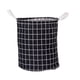thumbnail image 5 of Yuarrent Cesta de lavandería portátil y plegable para una fácil organización, ahorra espacio, cesta de lavandería plegable, color negro Negro 2Conjunto, 5 of 6