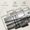 thumbnail image 6 of Elephant Stock Tacoma Bridge Monochrome Wall Art - Horizontal Multi Panel Canvas - Living Room Wall Decor - Architecture Multi Panel - Black And White Decor - 36" x 22", 6 of 8