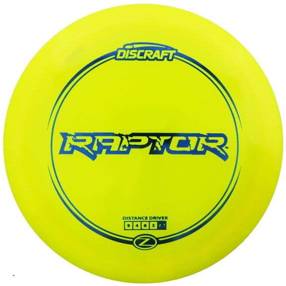 Discraft Elite Z Raptor Distance Driver Golf Disc [Colors may vary] - 167-169g