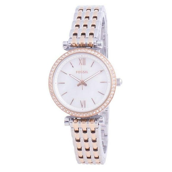 Fossil ES4649 Carlie Mini Diamond Accents Quartz Womens Watch, Blue