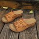 thumbnail image 5 of Sandalias de Cuña de las Mujeres de Moda Versátil de la Playa Peep-Toe Zapatillas de Pie Abierto para la Primavera Y el Verano, 5 of 9