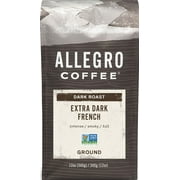 Allegro Coffee Extra Dark French Roast Ground Coffee, 12 oz Extra Dark French Roast 12 Ounce (Pack of 1)