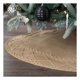 thumbnail image 1 of Pie de Árbol de Navidad Tejido Tipo Lana, Falda para Pino Navideño Esquimal (Khaki), 1 of 6