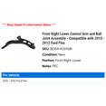 thumbnail image 2 of Front Right Lower Control Arm and Ball Joint Assembly - Compatible with 2010 - 2012 Ford Flex 2011, 2 of 2