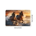 thumbnail image 3 of Fmbmuo Entryway Rug Multicolor Waterproof Rectangle Horse Print indoor/Outdoor Decorations, Non-Slip Absorbent Modern Floor Mats 16 x 24 inch, 3 of 5