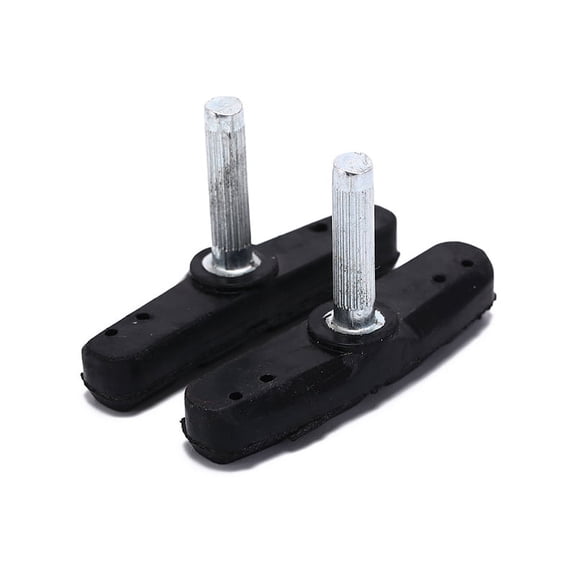 1 pair rubber bike brake pads V brake pad cycling brake blocks holders for bike