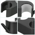 thumbnail image 4 of Shower Pipe Hook Slider Clip Head Base Punch- Clamp Dual Buckles Tube Holder, 4 of 6