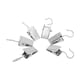 thumbnail image 5 of Clips De Metal, Clips Para Cortina De Ducha Tamaño Pequeño Alta Dureza Peso Ligero Metal Premium Para Fiesta Para Proyecto De Bricolaje Para El Hogar, 5 of 7