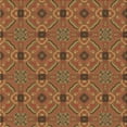 thumbnail image 1 of Ahgly Company Machine Washable Indoor Square Transitional Mahogany Brown Area Rugs, 6' Square, 1 of 7