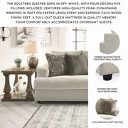 Signature Design by Ashley Soletren Queen Sleeper Sofa in Stone