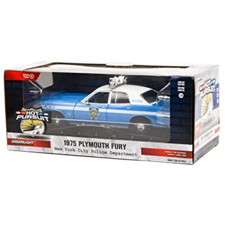 1975 Plymouth Fury Light Blue with White Top 