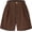 Coffee, variant on FreshPretty Shorts for Women Dressy Casual Summer Elastic Waist in The Back Pleated Wide Leg Tailored Work Trouser Shorts