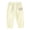 B Yellow, variant on Bovxnpu Girls Leggings Print Ribbed Elastic Waist Pants for Toddler Kids Trousers