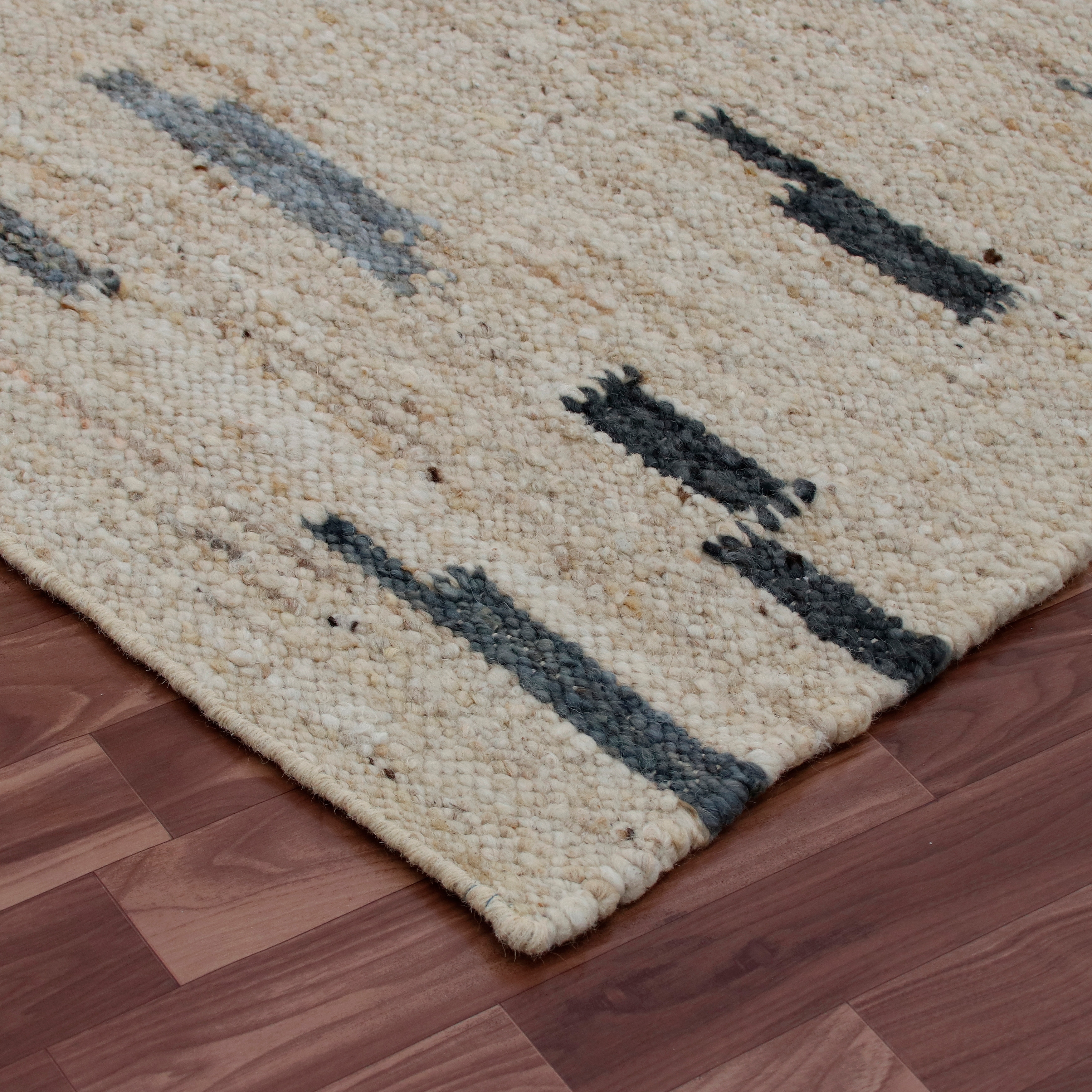 Ox Bay Kenzington Abstract Hand-Woven Wool Blend Area Rug, 9' x 12'