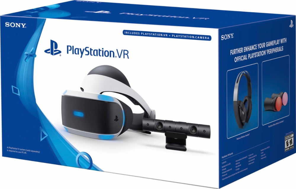 Behandling Pudsigt barbering Sony Playstation VR Headset with Camera Bundle, 3002492 - Walmart.com