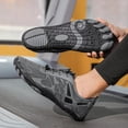 thumbnail image 4 of Barefoot Shoes for Women Mens QuickDry Water Shoes Lightweight Non Slip Athletic Hiking Shoes Breathable Slip On Sneakers Gray Size 9.5, 4 of 5