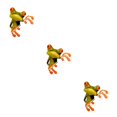 thumbnail image 3 of Riwesomey Pegatina Universal para coche 3D Peep Frog, pegatinas divertidas para coche, pegatina para ventana de rana estéreo para camión, decoración Type1 NO1 Riwesomey CBP046949, 3 of 6