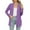 Purple, variant on Sevevn Cardigan Sweaters for Women Women's Solid Color Long Sleeve Casual Tops Blouse With Pocket Cardigan Coat Spring Tops for Women Green L