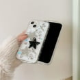 thumbnail image 5 of for iPhone 14 Case Bling Stars 3D Hearts Diamond Twinkle Star Glitter Y2K Spark Luxury Girly Aesthetic Personalized Design for Women Girls Teens Soft Transparent TPU Case, 6.1", Clear, 5 of 14