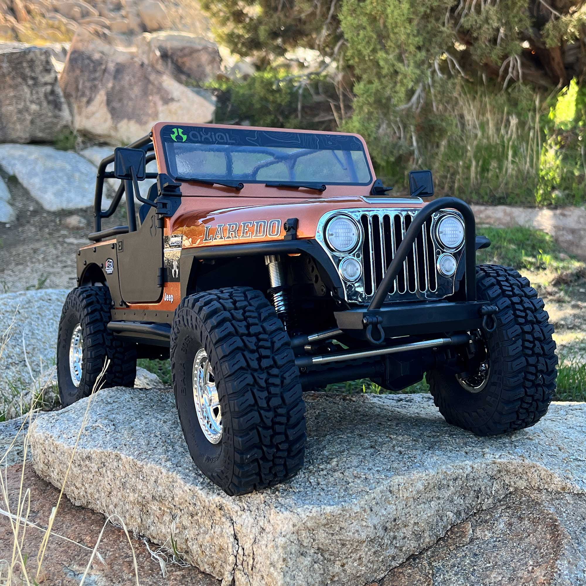 Axial 1/10 SCX10 III Jeep CJ-7 4X4 RTR Brushed Rock Crawler Copper AXI03008V2T2