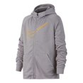 thumbnail image 2 of Nike Dri-Fit Boys Gray & Yellow Pixel Swoosh ZipHoodie Sweatshirt Jacket L(7), 2 of 2