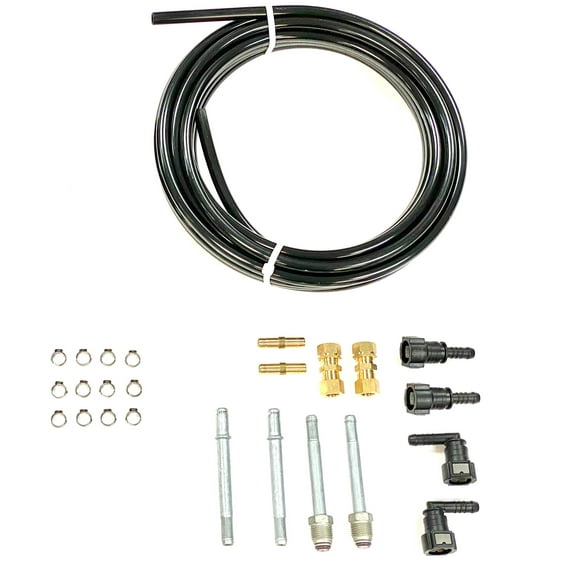 Nylon or Steel Fuel Line Replacement Kit. Fittings/Tubing / Compression Fittings. 25' 10 mm Fuel line tubing