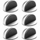 thumbnail image 1 of Door Stop, Door Stops, 6 Pieces Adhesive Door Stop, Adhesive Door Block Floor Door Stop Adhesive Door Stop to Protect Furniture, Silver, 1 of 5
