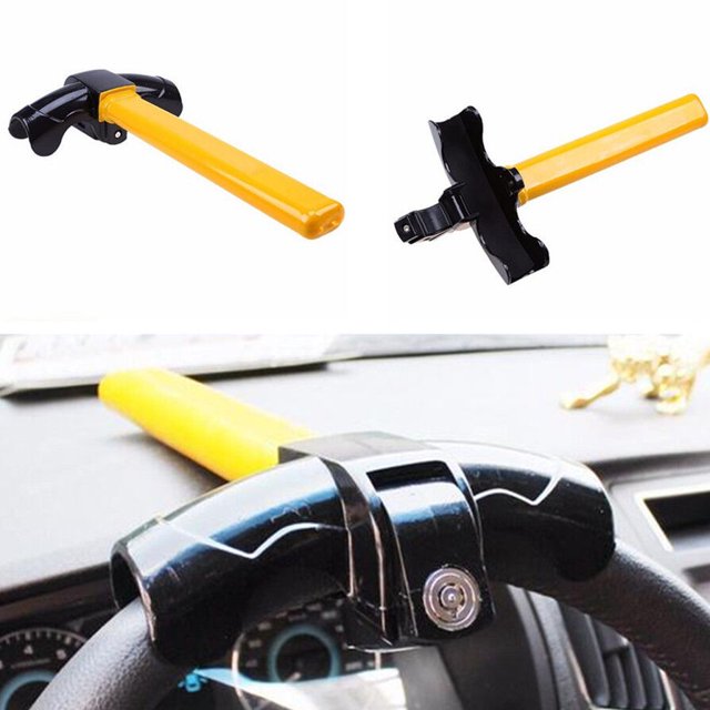 Dispositif Antivol Robuste Style T, rotation de Sécurité Automobile, Verrouillage du Volant