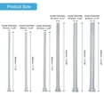 thumbnail image 2 of Uxcell 6Pack Spring Tube Bender Set for Copper Tubing O.D. 1/4'',3/8'',1/2'',5/8'',3/4'', 2 of 7