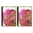thumbnail image 4 of Chic Home Golden Petal 2 Piece Set Framed Wrapped Canvas Wall Art, 4 of 4
