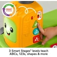 thumbnail image 4 of Fisher-Price Juguete para bebés y niños pequeños Ríe y aprende Tractor 4 en 1 de la granja al mercado para montar con carrito de tracción y escenarios inteligentes para bebés a partir de 9 meses, 4 of 5