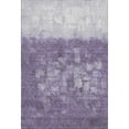thumbnail image 2 of Addison Rugs Mayfield Premium Machine Washable Transitional Abstract Purple Rectangle Rug, 3' X 5' Machine Washable Transitional Abstract Purple Oversized Sherpa Throw Blanket, 2 of 6