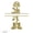 Gold, variant on Fallen Soldier Battlefield Cross Monogram