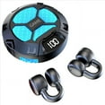 thumbnail image 1 of Auriculares inalámbricos para gaming de conducción ósea con ANC, pantalla LED, BT 5.0, latencia ultrabaja de 15 ms, diseño ergonómico e impermeabilidad IPX5, para PC y móviles, 1 of 11