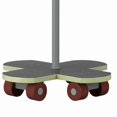 thumbnail image 2 of Benjara BM223626 Skateboard Design Resin Table Lamp with Conical Fabric Shade, Light Gray, 2 of 2