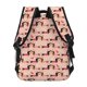 thumbnail image 4 of Balery Dachshund Couple Mochila Escolar Impresa, Mochila Ligera para Viajes Casual, Mochila Duradera y Cómoda Multifuncional, Mochila para Laptop-One Size, 4 of 5