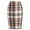 Pink, variant on Women's High Waist Plaid Skirt Causal Bodycon Pencil Wool Knee Length Skirts Winter Fall A Line Elegent Outfits