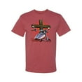 thumbnail image 2 of Vintage Driven By The Spirit Christian Verse Inspirational/Christian Men's Graphic T-Shirt, Vintage Heather Red, Large, 2 of 3