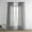 Gravel Grey, variant on Aspen White Solid Faux Linen Sheer Curtain (1 Panel), Aspen White, 50W X 96L